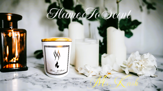 Coconut Soy Candle "Ms. Kash" by Flame To Scent