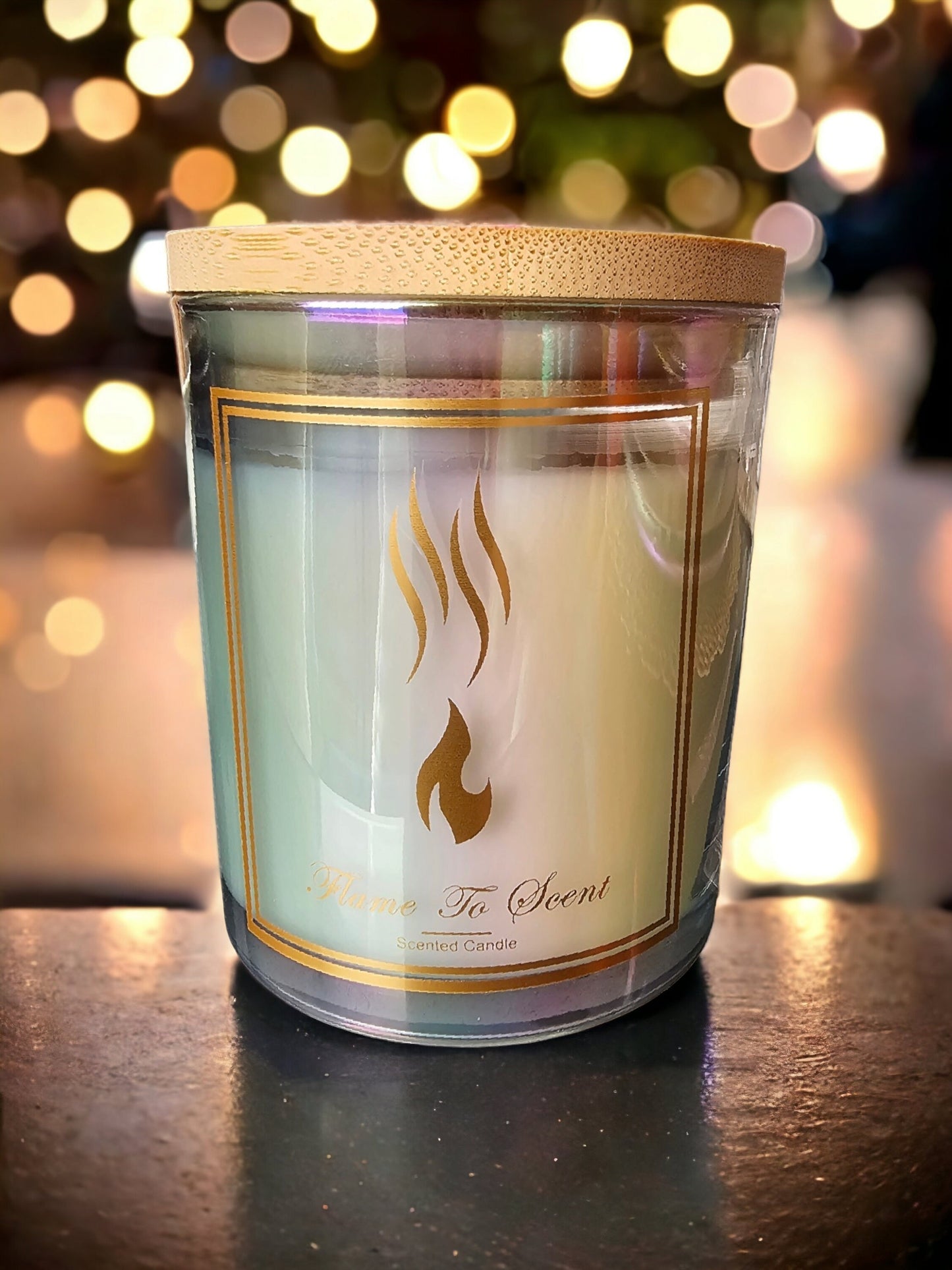 Coconut Soy wax candle 'A Spice of Life" made by "Flame To Scent"